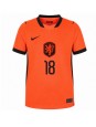 Nederländerna Donyell Malen #18 Replika Hemmakläder Dam VM 2026 Kortärmad Nederländerna Donyell Malen #18 Replika Hemmakläder Dam VM 2026 Kortärmad